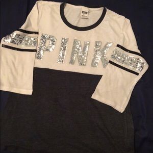 Pink short sleeve shirt